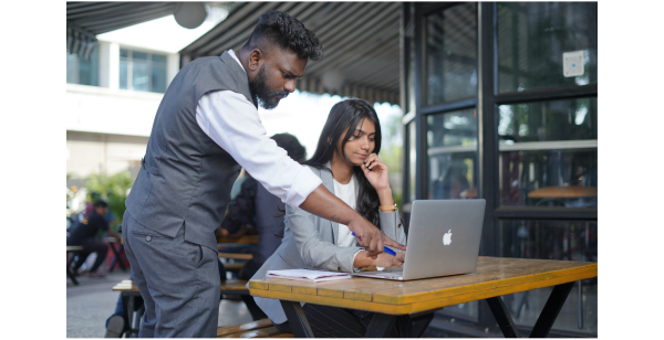 Joseph Edwards and Hardika Narayankar founder of Marketing Burp and Burp academy