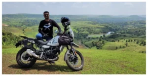 Rushi Dave on hill stations riding bike