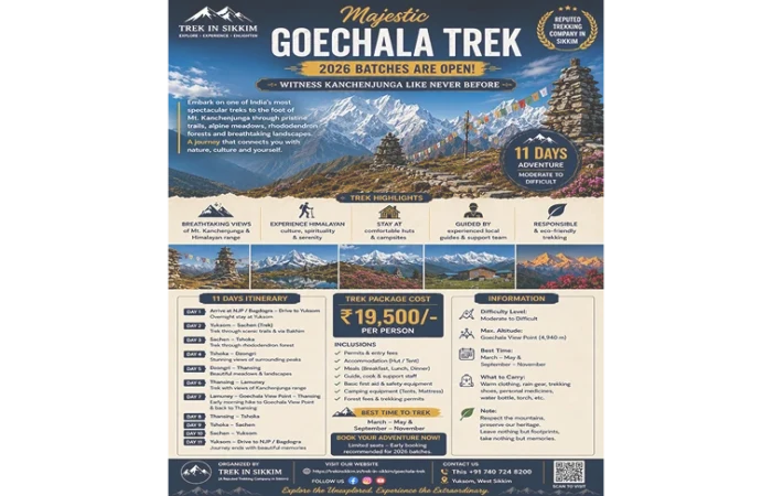 Goechala Trek 2026